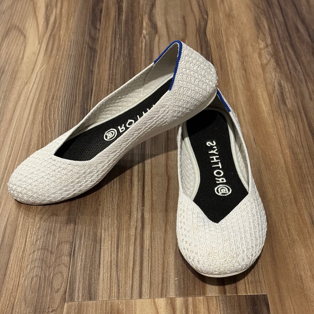 Rothy’s flat light grey 7